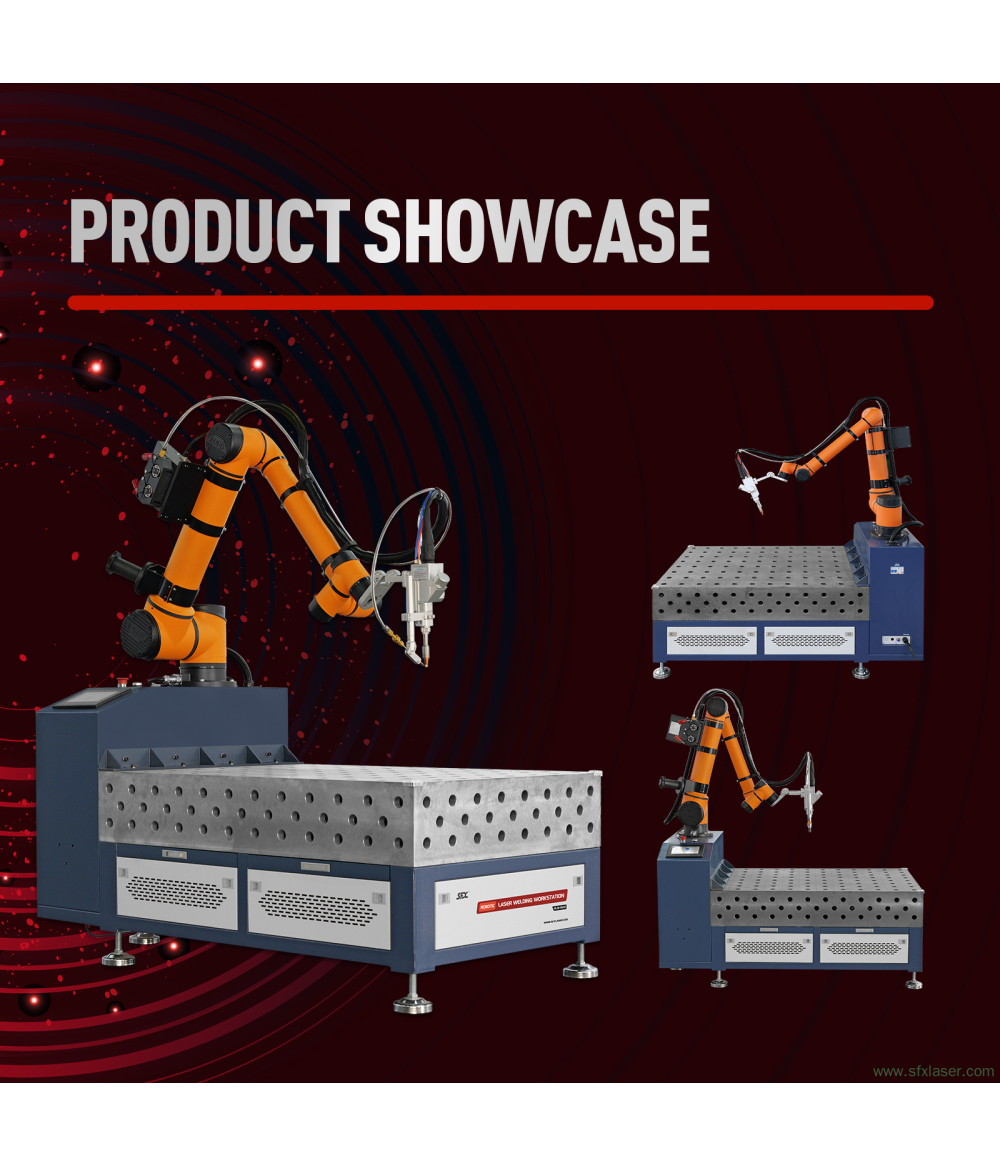 SFX 1500W 2000W 3000W Robotic Laser Welding Workstation Six-Axis Automatic Welding Machine SFX 1500W 2000W 3000W Robotic Laser Welding Workstation Six-Axis Automatic Welding Machine